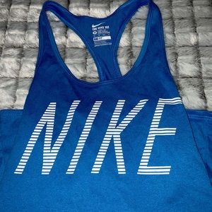 NIKE Blue Tank Top